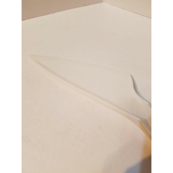 Tupperware Cut N Serve Pie Serrated Server 12" Vintage 5193A Nylon White - Picture 6 of 6